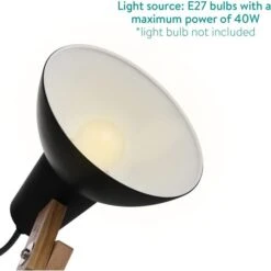 Navaris Schreibtischlampe E27, Tischklemme, Holz 14 Navaris Schreibtischlampe E27, Tischklemme, Holz -WENKO Shop 008c1609422bb036c85e7aa57b5f8d6488069bdc schreibtischlampe navaris e27