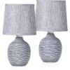 Schreibtischlampe BRUBAKER Grau, Leinen-Schirm, Steingut-Standfuß, 2 Stück 2 Schreibtischlampe BRUBAKER Grau, Leinen-Schirm, Steingut-Standfuß, 2 Stück -WENKO Shop 024d3fa6e383c2be7ba1d0b086e0fa084d9d74dd schreibtischlampe brubaker