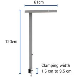 Maul Schreibtischlampe Mauljaval LED, Dimmbar, Silber, Mit Tischklemme 9 Maul Schreibtischlampe Mauljaval LED, Dimmbar, Silber, Mit Tischklemme -WENKO Shop 0296fb793e9d90a420554991c6a4714589b1e84e schreibtischlampe maul mauljaval led