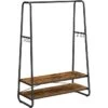 Vasagle Garderobenständer RGR112B01, Vintage, Mit 2 Ablagen, Bis 170 Kg, Metall / Holz, Braun -WENKO Shop 036d0fe041b20b3d10e25e01ce1d67bf2e52b40a garderobenstaender vasagle rgr112b01 vintage