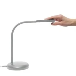 Maul Schreibtischlampe Mauljoy LED, Silber, Mit Standfuß -WENKO Shop 094ccfddb18ab18903757a3e795ffabd27c600b2 schreibtischlampe maul mauljoy led