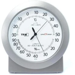 TFA Thermometer 45.2020, Innen, Analog, Mit Hygrometer, Präzisionssensor -WENKO Shop 0b34c8d816fc5859ea11dccf47979684d3555e5d thermo hygrometer tfa 45.2020 innen