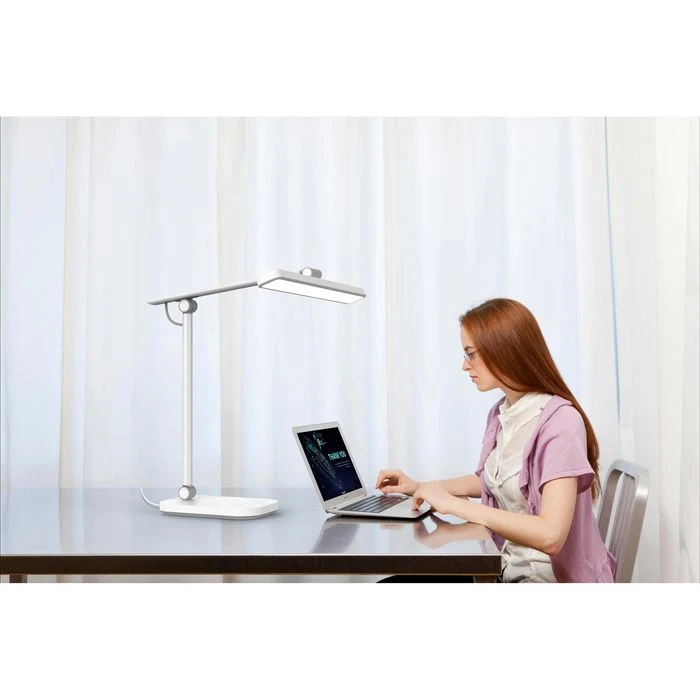 Unilux Schreibtischlampe Pureline LED, Standfuß, Dimmbar, Lichtsensor 9 Unilux Schreibtischlampe Pureline LED, Standfuß, Dimmbar, Lichtsensor – Bild 7