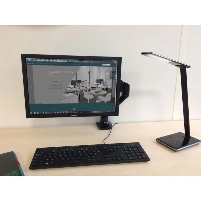 Unilux Schreibtischlampe Linka LED, Dimmbar, USBm, QI-Ladegerät, Mit Standfuß 9 Unilux Schreibtischlampe Linka LED, Dimmbar, USBm, QI-Ladegerät, Mit Standfuß – Bild 7