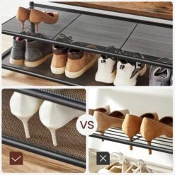 Vasagle Garderobenständer HSR410B01, Vintage, Mit 22 Haken, Metall / Holz, Schwarz / Braun 17 Vasagle Garderobenständer HSR410B01, Vintage, Mit 22 Haken, Metall / Holz, Schwarz / Braun -WENKO Shop 13964b8e22f1d6260425b60c6056fb6480b0b6bc garderobenstaender vasagle hsr410b01 vintage