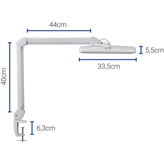 Maul Schreibtischlampe Maulintro LED, Dimmbar, Weiß, Mit Tischklemme 4 Maul Schreibtischlampe Maulintro LED, Dimmbar, Weiß, Mit Tischklemme – Bild 2