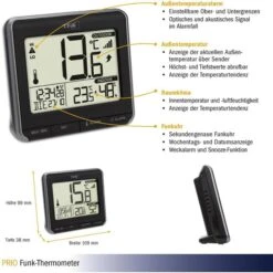 TFA Thermometer 30.3069.01 Prio, Innen/außen, Digital, Mit Hygrometer, Inkl. Funk-Sensor -WENKO Shop 1ab2a7afc920a31f5fd83d2f5f7a59319b45c7ec thermo hygrometer tfa 30.3069.01 prio funk