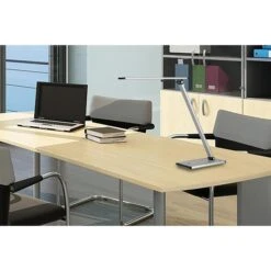 Unilux Schreibtischlampe Terra LED, Dimmbar, Silber, Mit Standfuß -WENKO Shop 1f261e80282d32cbecbcf639bb036f514854c484 schreibtischlampe unilux terra led