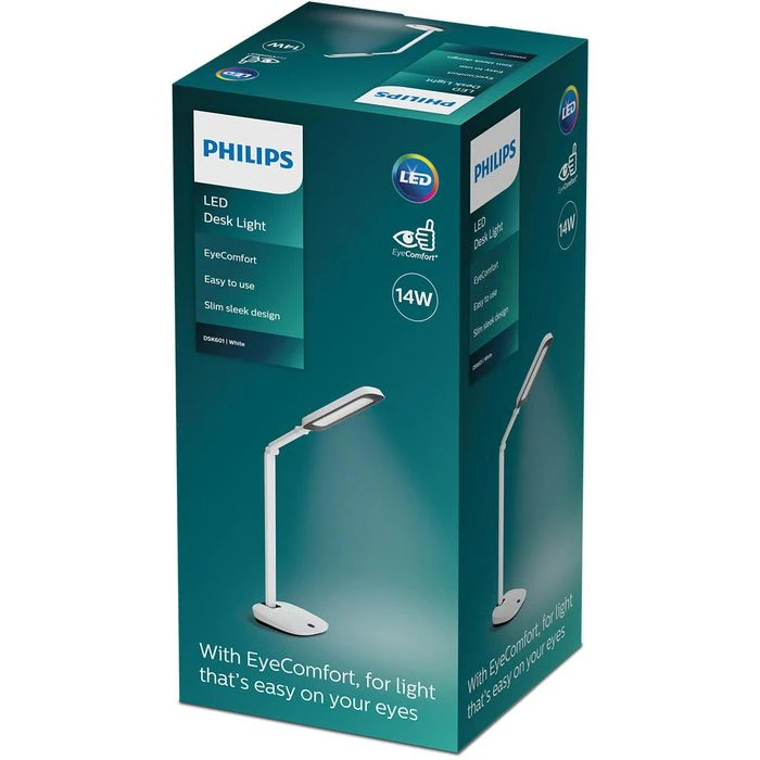 Philips Schreibtischlampe DSK601 LED, Dimmbar, Standfuß 9 Philips Schreibtischlampe DSK601 LED, Dimmbar, Standfuß – Bild 7