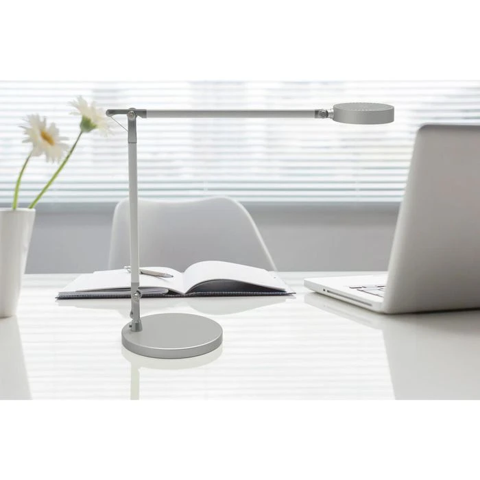 Maul Schreibtischlampe Maulgrace LED, Dimmbar, Silber, Mit Standfuß 4 Maul Schreibtischlampe Maulgrace LED, Dimmbar, Silber, Mit Standfuß – Bild 2