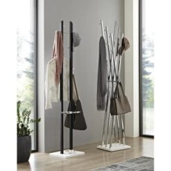 Haku-Möbel Garderobenständer 17300, Mit 14 Haken, Metall, Chrom -WENKO Shop 256bcbbbbf0095fa1b4ab0a7d9795f79c873134e garderobenstaender haku moebel 17300