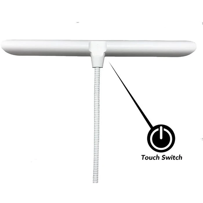 Infitronic Schreibtischlampe IN18LEDKLW LED, Dimmbar, USB, Standfuß, Weiß 4 Infitronic Schreibtischlampe IN18LEDKLW LED, Dimmbar, USB, Standfuß, Weiß – Bild 2