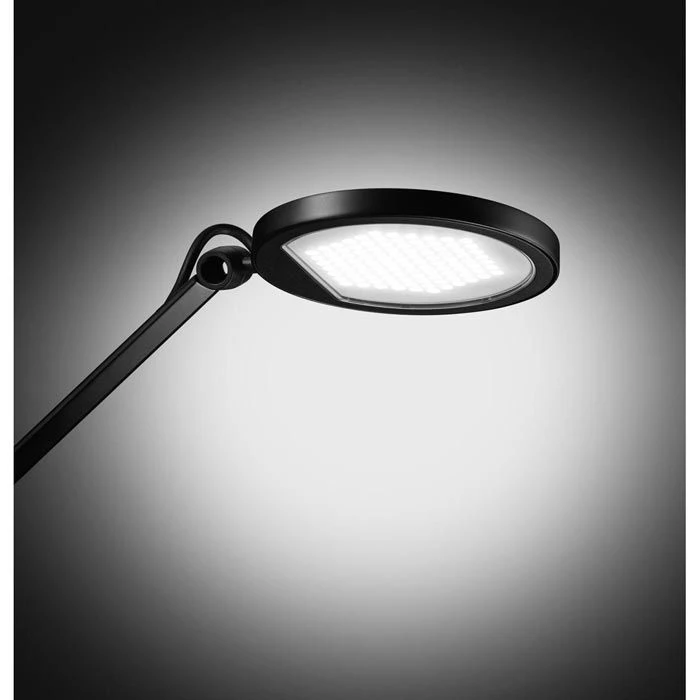 Waldmann Schreibtischlampe PARA.MI FTL 102 R LED, Dimmbar, Schwarz, Doppelgelenkarm, Rund 5 Waldmann Schreibtischlampe PARA.MI FTL 102 R LED, Dimmbar, Schwarz, Doppelgelenkarm, Rund – Bild 3