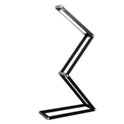 Infitronic Schreibtischlampe INLEDPLB LED, Dimmbar, Schwarz, USB, Faltbar, Standfuß, Mit Akku