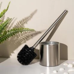 Bremermann WC-Bürste WC-Garnitur, Silber, Bürstenhalter Aus Edelstahl, Inkl. 3 Ersatzköpfe -WENKO Shop 36c4334ab8734724b92ba67d22441ca58b41b97a wc buerste bremermann wc garnitur silber