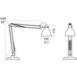 Luxo L-1 Schreibtischlampe LED Grau Tischklemme 5 Luxo L-1 Schreibtischlampe LED Grau Tischklemme -WENKO Shop 39ef69750b434b6d4bbd109c2f3eaea269e08e79 schreibtischlampe luxo l 1 led