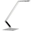 Luctra Schreibtischlampe Table Linear LED, Dimmbar, Standfuß, Silber
