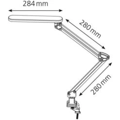 Hansa LED 4 Stars Schreibtischlampe Silber Klemme -WENKO Shop 3c7cf84a762b45b3b027206cb19f5cc70c227d99 schreibtischlampe hansa led 4 stars