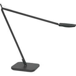 Unilux Schreibtischlampe Magic LED, Dimmbar, Schwarz, Mit Standfuß