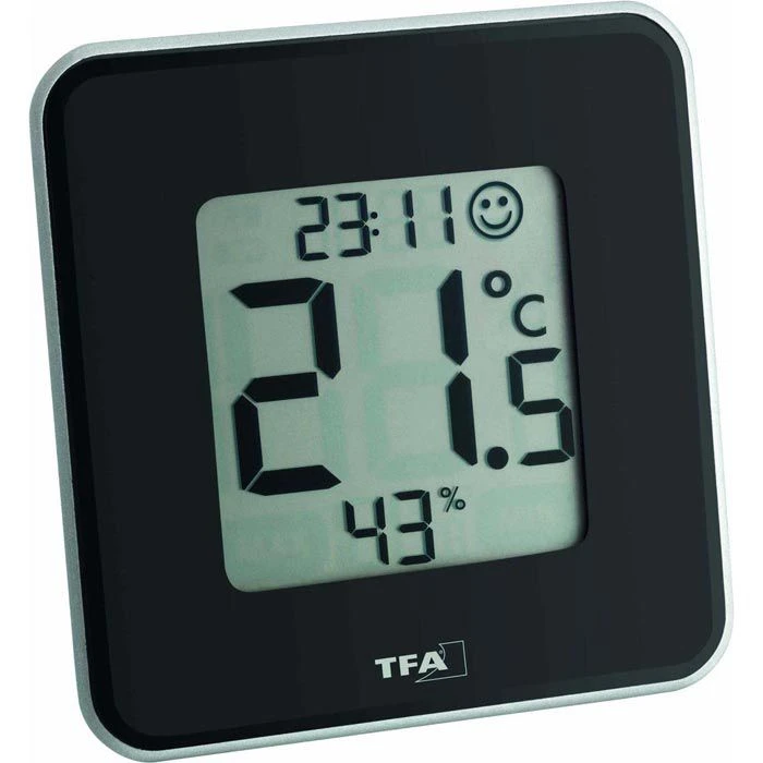 TFA Thermo-Hygrometer 30.5021.01 Style Digital, Für Innen, Schwarz 3 TFA Thermo-Hygrometer 30.5021.01 Style Digital, Für Innen, Schwarz