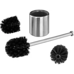 Bremermann WC-Bürste WC-Garnitur, Silber, Bürstenhalter Aus Edelstahl, Inkl. 3 Ersatzköpfe -WENKO Shop 4ce07a8f7903ce1d58ba6a261e2b461d0319be12 wc buerste bremermann wc garnitur silber