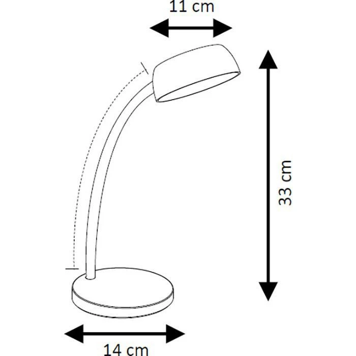 Unilux Schreibtischlampe Tamy LED, Mit Standfuß, Grau 5 Unilux Schreibtischlampe Tamy LED, Mit Standfuß, Grau – Bild 3