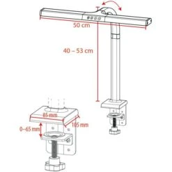 FeinTech Schreibtischlampe LTL00310, Dimmbar, Tischklemme 9 FeinTech Schreibtischlampe LTL00310, Dimmbar, Tischklemme -WENKO Shop 4d29b75f6abd78103563f5b345525c28203458a3 schreibtischlampe feintech ltl00310