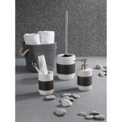 Axentia WC-Bürste Athen, Weiß / Grau, Bürstenhalter Aus Keramik -WENKO Shop 4e47a94d21e3b4c6c1311e7da777d0df60febe12 wc buerste axentia athen weiss grau