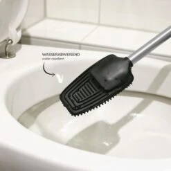 Bremermann WC-Bürste WC-Garnitur Barbena, Schwarz, Bürstenhalter Aus Edelstahl, Zur Wandmontage -WENKO Shop 4ecbce87c05f66a3b62ea7147e6deefb0349a867 wc buerste bremermann wc garnitur barbena schwarz