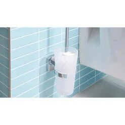 Tesa WC-Bürste Klaam, Weiß / Chrom, Bürstenhalter Aus Glas, Zur Wandmontage 12 Tesa WC-Bürste Klaam, Weiß / Chrom, Bürstenhalter Aus Glas, Zur Wandmontage -WENKO Shop 5138f43965c99948d40ea6ade928ef9ebff90347 wc buerste tesa klaam weiss chrom