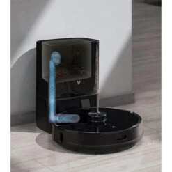 Viomi Saugroboter S9, Schwarz, Ladestation, Wischfunktion, Laufzeit 150 Minuten -WENKO Shop 578dbf619bbb2ef8d38e67bca88d400bb0afddb8 saugroboter viomi s9 mit absaugstation schwarz