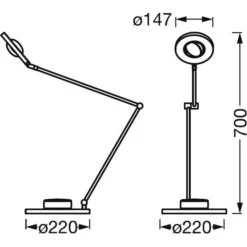 LEDVANCE Schreibtischlampe Panan Desk LED, Dimmbar, App-fähig, Standfuß 17 LEDVANCE Schreibtischlampe Panan Desk LED, Dimmbar, App-fähig, Standfuß -WENKO Shop 58424d476f935238b05701025a8e47ff48d9a834 schreibtischlampe ledvance panan desk led