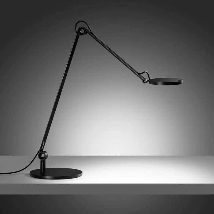 Waldmann Schreibtischlampe PARA.MI FTL 102 R LED, Dimmbar, Schwarz, Doppelgelenkarm, Rund 4 Waldmann Schreibtischlampe PARA.MI FTL 102 R LED, Dimmbar, Schwarz, Doppelgelenkarm, Rund – Bild 2