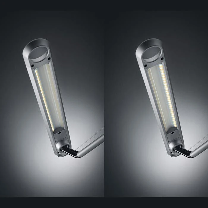 Hansa Schreibtischlampe LED Smart Silber, Dimmbar, USB, QI-Ladegerät, Mit Standfuß 6 Hansa Schreibtischlampe LED Smart Silber, Dimmbar, USB, QI-Ladegerät, Mit Standfuß – Bild 4