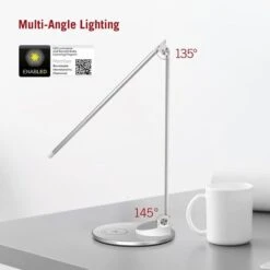 Alternative view of TaoTronics Schreibtischlampe TT-DL069 LED, Dimmbar, USB, Qi-Ladegerät, Standfuß