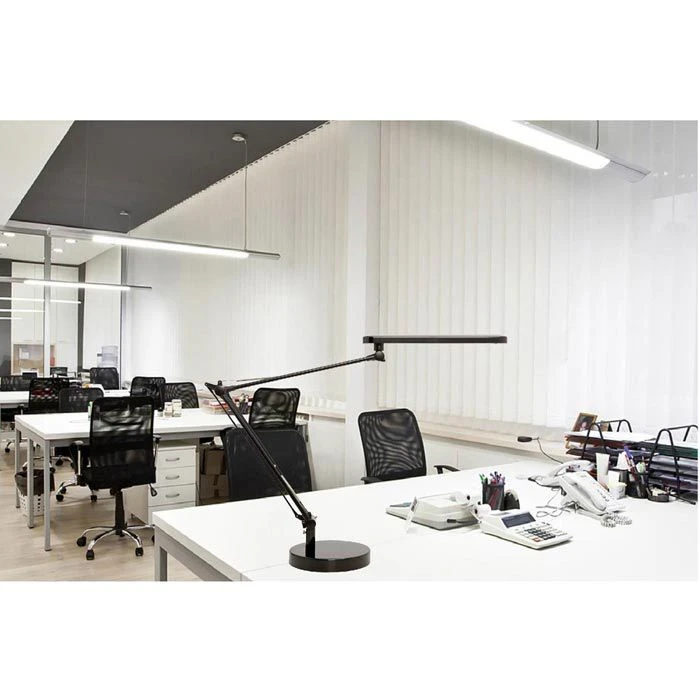 Unilux Schreibtischlampe Mambo 2.0 LED, Standfuß, Tischklemme, Dimmbar, Grau 6 Unilux Schreibtischlampe Mambo 2.0 LED, Standfuß, Tischklemme, Dimmbar, Grau – Bild 4