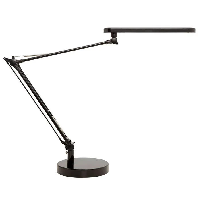 Unilux Schreibtischlampe Mambo LED, Schwarz, Mit Standfuß Und Tischklemme 3 Unilux Schreibtischlampe Mambo LED, Schwarz, Mit Standfuß Und Tischklemme