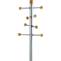 Alco Garderobenständer 2807, Mit 8 Haken, Metall, Silber -WENKO Shop 6264df51e184ca4ae00f3d82749e6ad9a16d48ec garderobenstaender alco 2807