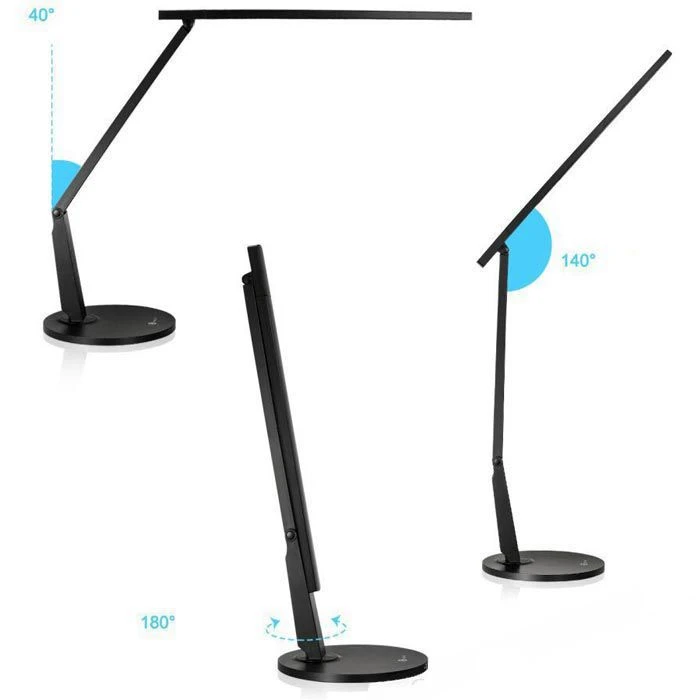 TaoTronics Schreibtischlampe TT-DL10 LED, Dimmbar, Schwarz, USB, Mit Standfuß 7 TaoTronics Schreibtischlampe TT-DL10 LED, Dimmbar, Schwarz, USB, Mit Standfuß – Bild 5
