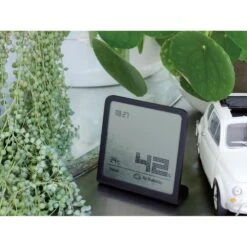 Stadler-Form Thermo-Hygrometer Selina Innen, Digital, Uhrzeit, Schwarz -WENKO Shop 6550bc59eb4fe358cb63c1622768be142e6e29c6 thermo hygrometer stadler form selina innen