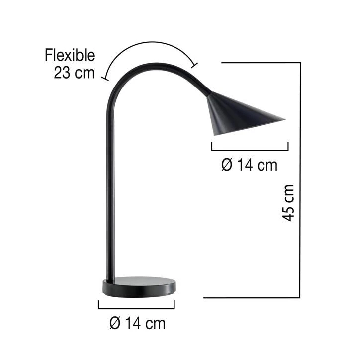 Unilux Schreibtischlampe Sol LED, Weiß, Mit Standfuß 4 Unilux Schreibtischlampe Sol LED, Weiß, Mit Standfuß – Bild 2