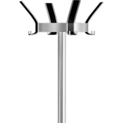 Kerkmann Garderobenständer New Public, 6284, Mit 12 Haken, Metall, Silber / Schwarz -WENKO Shop 6acb709831b9497ea1570cc25174e2ed7109818d garderobenstaender kerkmann new public 6284