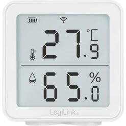 LogiLink Thermo-Hygrometer SC0116, Innen, Digital, Mit App -WENKO Shop 7d23d7a8cff5d0e2df0982b1b7c9fd81642d648f thermo hygrometer logilink sc0116 innen