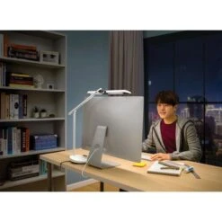 Philips Schreibtischlampe DSK501 LED, Dimmbar, Standfuß -WENKO Shop 800445f94fc7657ccbb4f87d3d6e089e95b3119f schreibtischlampe philips dsk501 vdtmate led