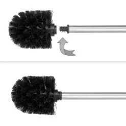 Bremermann WC-Bürste WC-Garnitur, Silber, Bürstenhalter Aus Edelstahl, Inkl. 3 Ersatzköpfe -WENKO Shop 816829f12cfc348a19c23e681bce004e1dc09c3c wc buerste bremermann wc garnitur silber