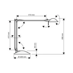 Maul Schreibtischlampe Maulbusiness LED, Silber, Mit Standfuß Und Tischklemme -WENKO Shop 83c64da3179f4cd0fb61b6d4cee545bed954f116 schreibtischlampe maul maulbusiness led