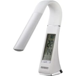Monzana Schreibtischlampe LED, Dimmbar, Uhr, Temperatur, Kalender, Weiß -WENKO Shop 83f70a9f8b0c14d113f31ddd2a6e9a53b1703854 schreibtischlampe monzana lilly led