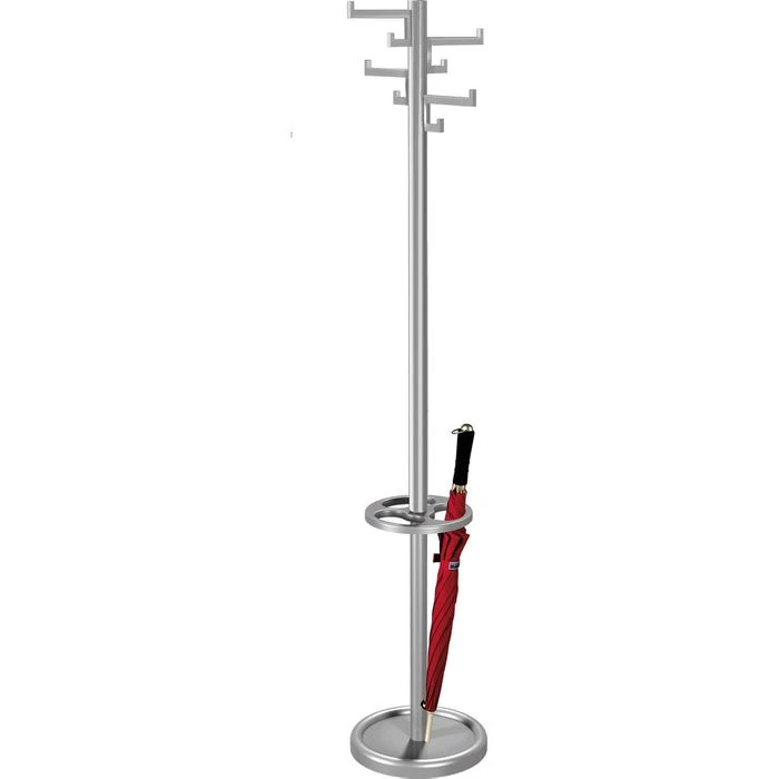 Kerkmann Garderobenständer Nevada, 6900, Mit 8 Haken, Metall, Silber 3 Kerkmann Garderobenständer Nevada, 6900, Mit 8 Haken, Metall, Silber