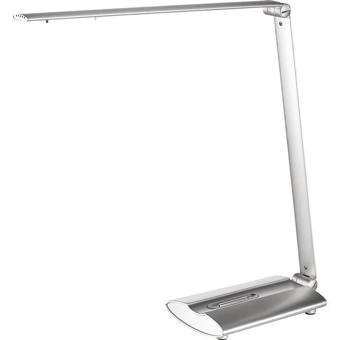 Alco Schreibtischlampe 9212 LED, Dimmbar, Silber, Mit Standfuß 3 Alco Schreibtischlampe 9212 LED, Dimmbar, Silber, Mit Standfuß