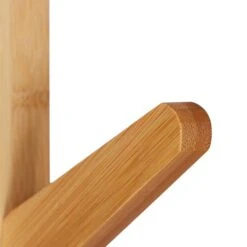 Relaxdays Garderobenständer 10022762, Mit 8 Haken, Bambus, Natur -WENKO Shop 8d3702a881cf482b30ccf3036db49b66beb3f3da garderobenstaender relaxdays 10022762